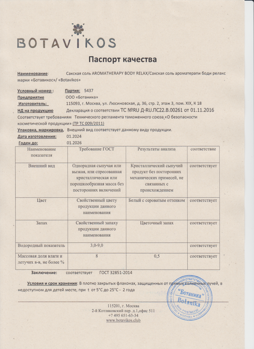 Паспорт №012024